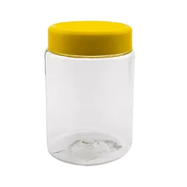 Borcan plastic cu capac 1 litru