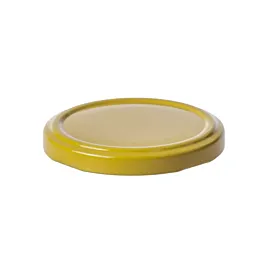 Capac borcan miere 63 mm galben