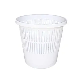 Cos plastic pentru hartie alb 10 litri