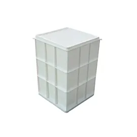 Cutie branza cu capac, plastic, 20L (litri) alba