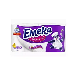 Emeka Prosop hartie 3 straturi, 4 bucati, forest fruits, alb