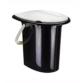 Galeata (toaleta) WC din plastic cu capac, 16 L (litri)