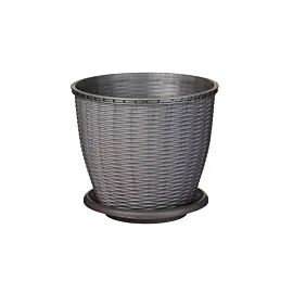 Ghiveci ratan gri 2.75 L (litri)