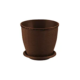 Ghiveci ratan maro 2.75 L (litri)