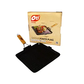 Oti Tigaie - Gratar din fonta pura 26x26 cm  