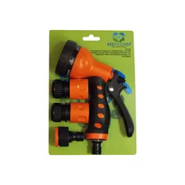 Pistol de stropit 3/4 cu accesorii, negru-portocaliu