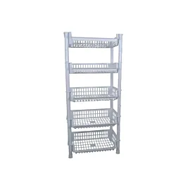 Raft legume fructe din plastic 5 etaje (diverse culori)