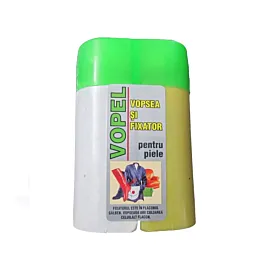 Vopel Vopsea piele cu fixator alb, 130 g