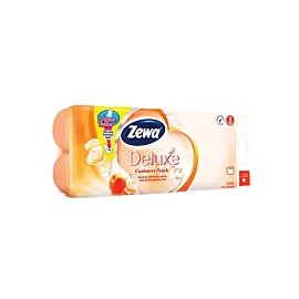 Zewa Hartie igienica 3 straturi, 8 role, peach, alba