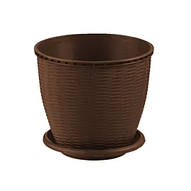 Ghiveci ratan maro 16 L (litri)