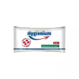 Hygienium Servetele antibacteriene umede, 15 buc