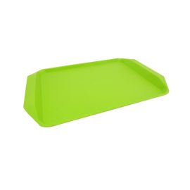 Sterk Tava din plastic de servit verde, 43 x 30 cm